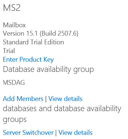 MS Exchange License